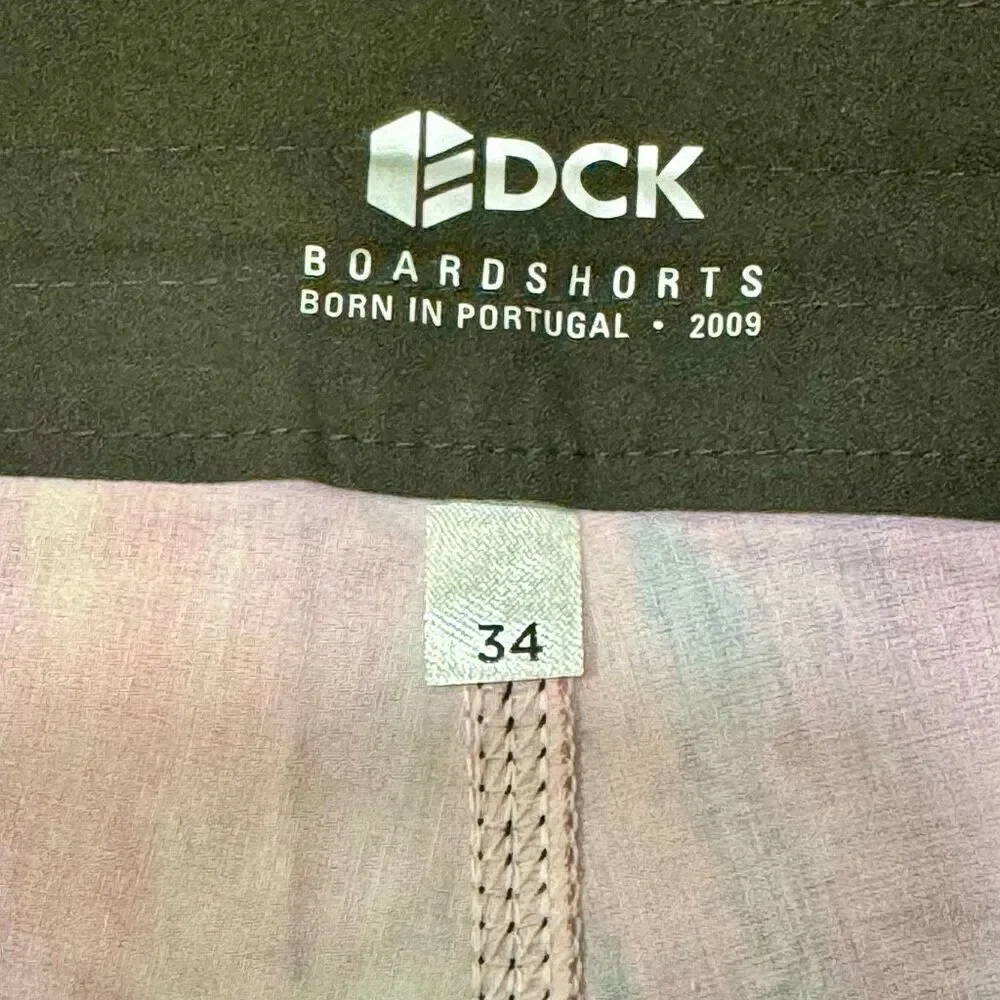 DCK Portugal Air Brushed Board Shorts. Size 34